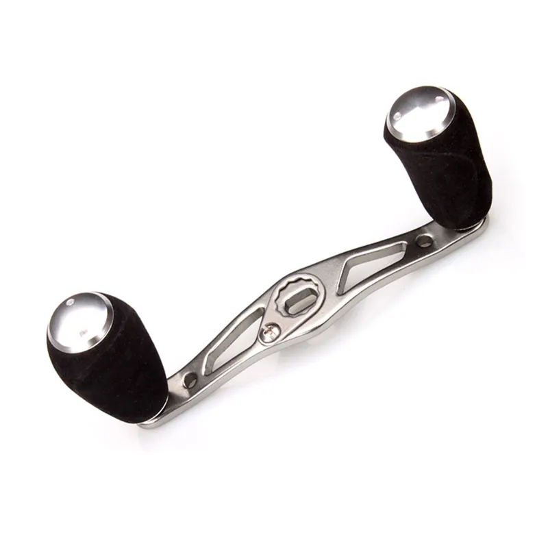 KAWA-mango de aluminio de aleación, perilla EVA para aparejos de pesca de carrete de fundición de cebo, mango de carrete, agujero de 8x5mm para carrete A y D - imagen 2