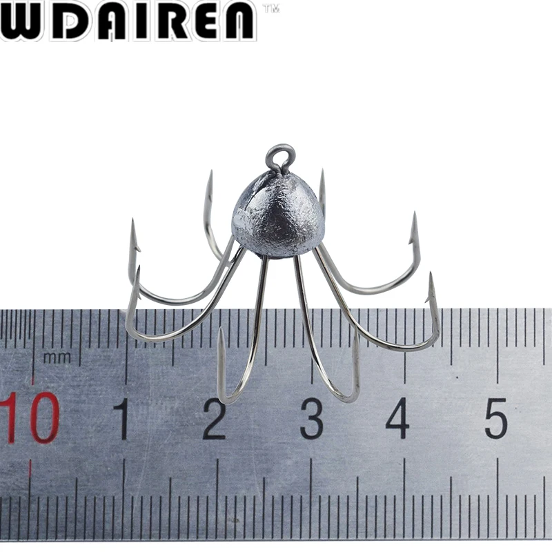 Anzuelo de gusano con peso trasero afilado, con Coil Keeper, anzuelo de peso a tope, ganchos de explosión de lubina para aparejos de pesca de carpa de 11g, 1 WD-095 - imagen 2