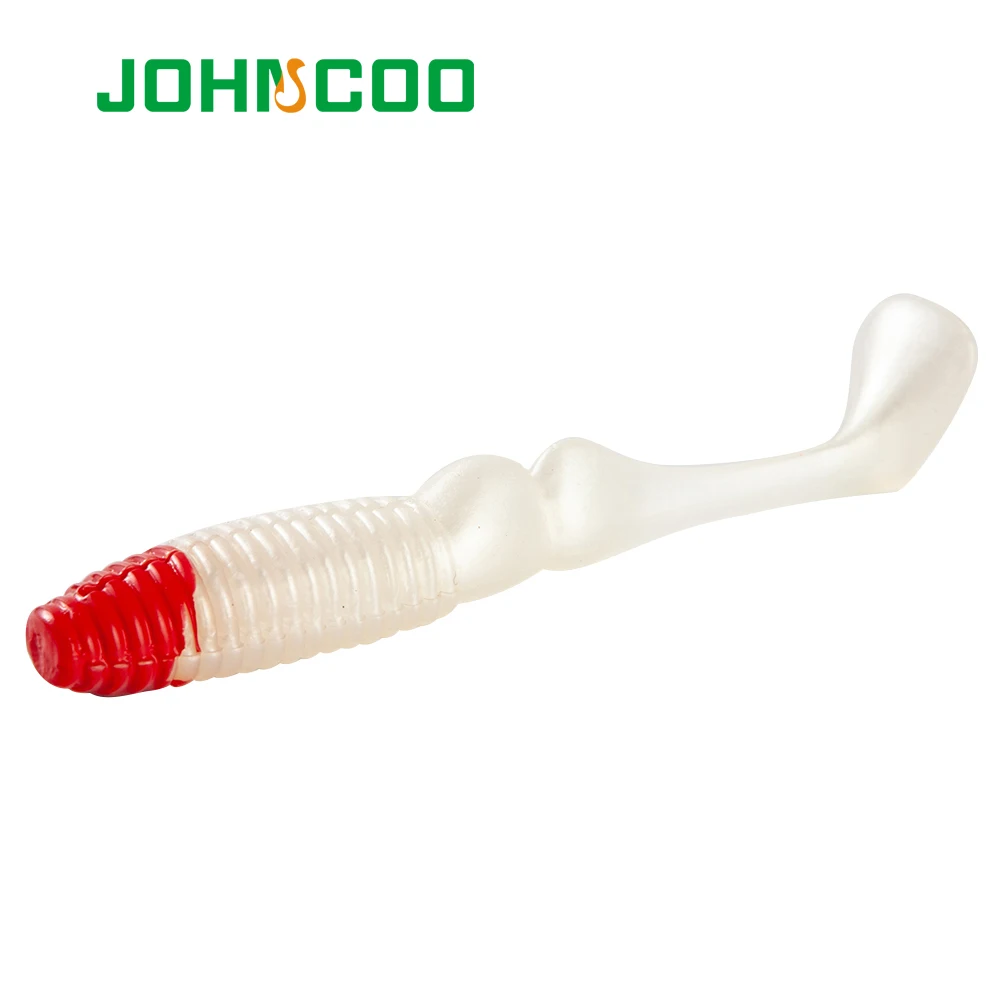 4 unids/lote cebo de pesca suave señuelo suave 95mm/8,5g Wobblers cebo de pesca Artificial larva señuelos calidad para pesca Johncoo - imagen 4