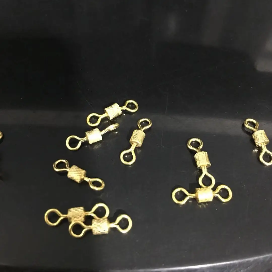 Conector giratorio de 10 piezas, rodamiento de pesca con anillos de seguridad, conectores giratorios de pesca, 12mm, 10mm, 9mm - imagen 3