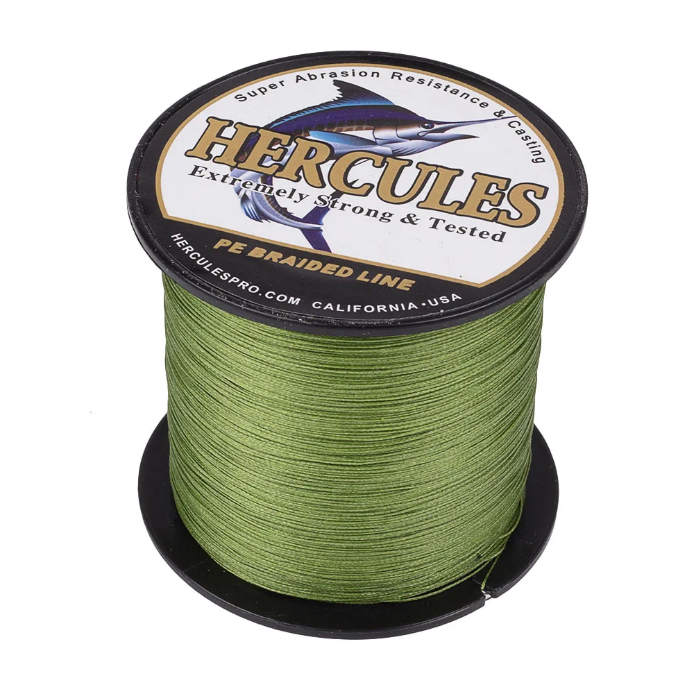 Hercules-sedal trenzado para pesca de carpa, multifilamento fuerte, 8 hebras, 100% PE, 300m, 30-40LB - imagen 2