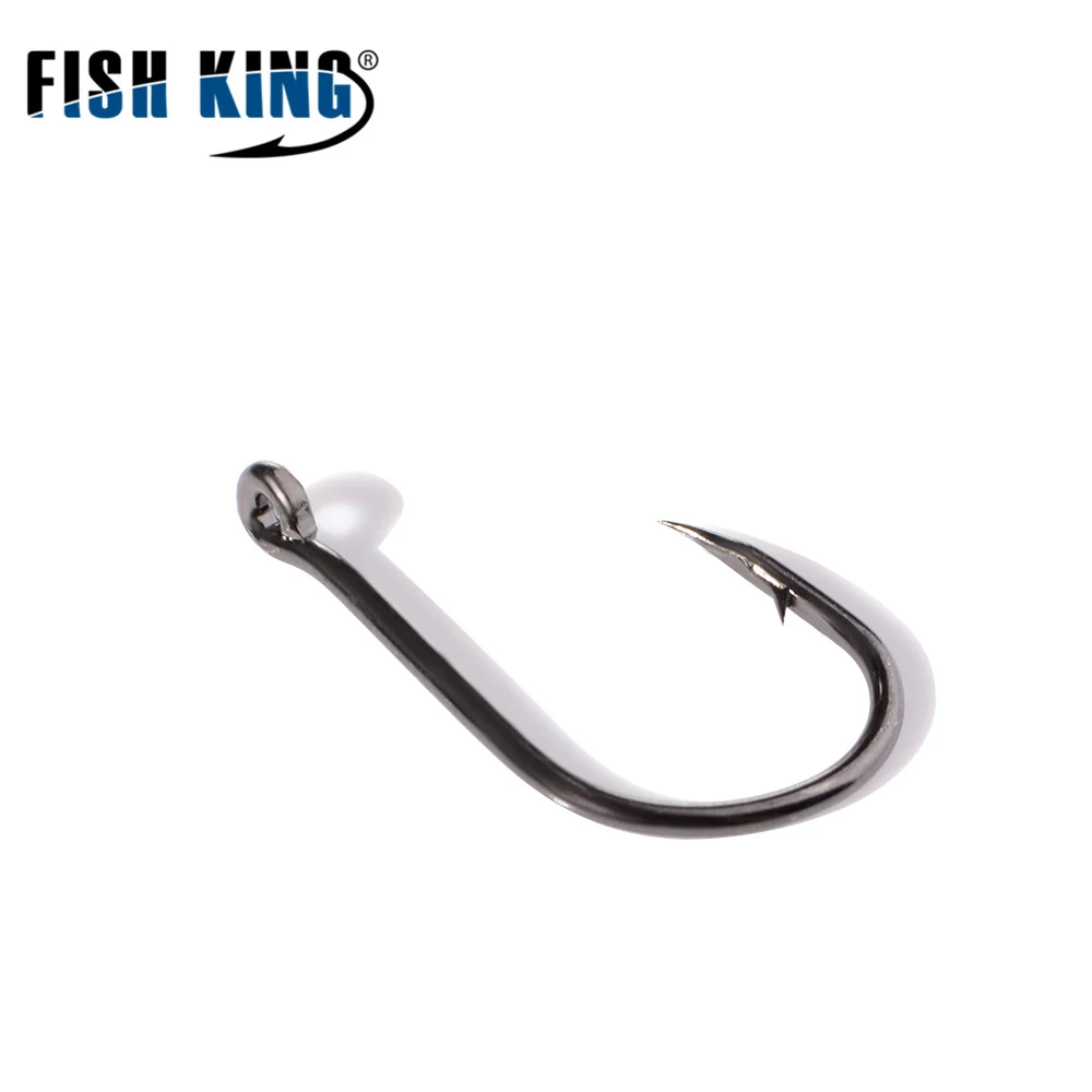 NGB 10 Uds. Anzuelos de pesca CHINU de acero rico en carbono con anillado 3 # -14 #   Accesorios de pesca con anzuelo de carpa con púas - imagen 4