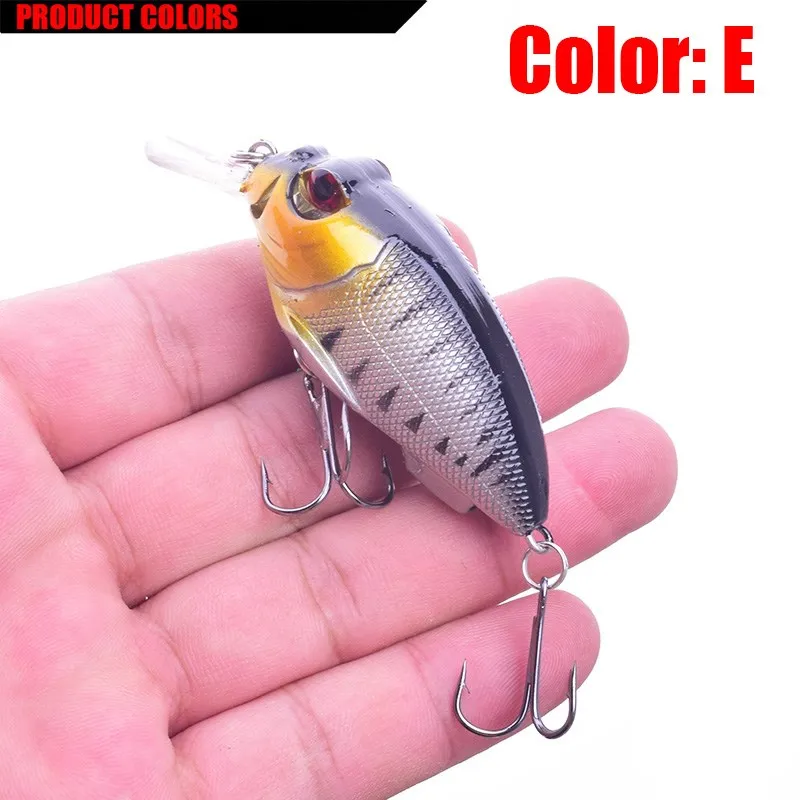 Señuelo de pesca Crankbait, 1 piezas, 70mm, 10g, Artificial, duro, Crankbait, Wobblers, Japón, Topwater, Minnow, PR-321