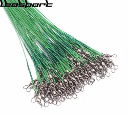 Olta Leadcore – Líder antimordedura acero con swivel 15-30 cm