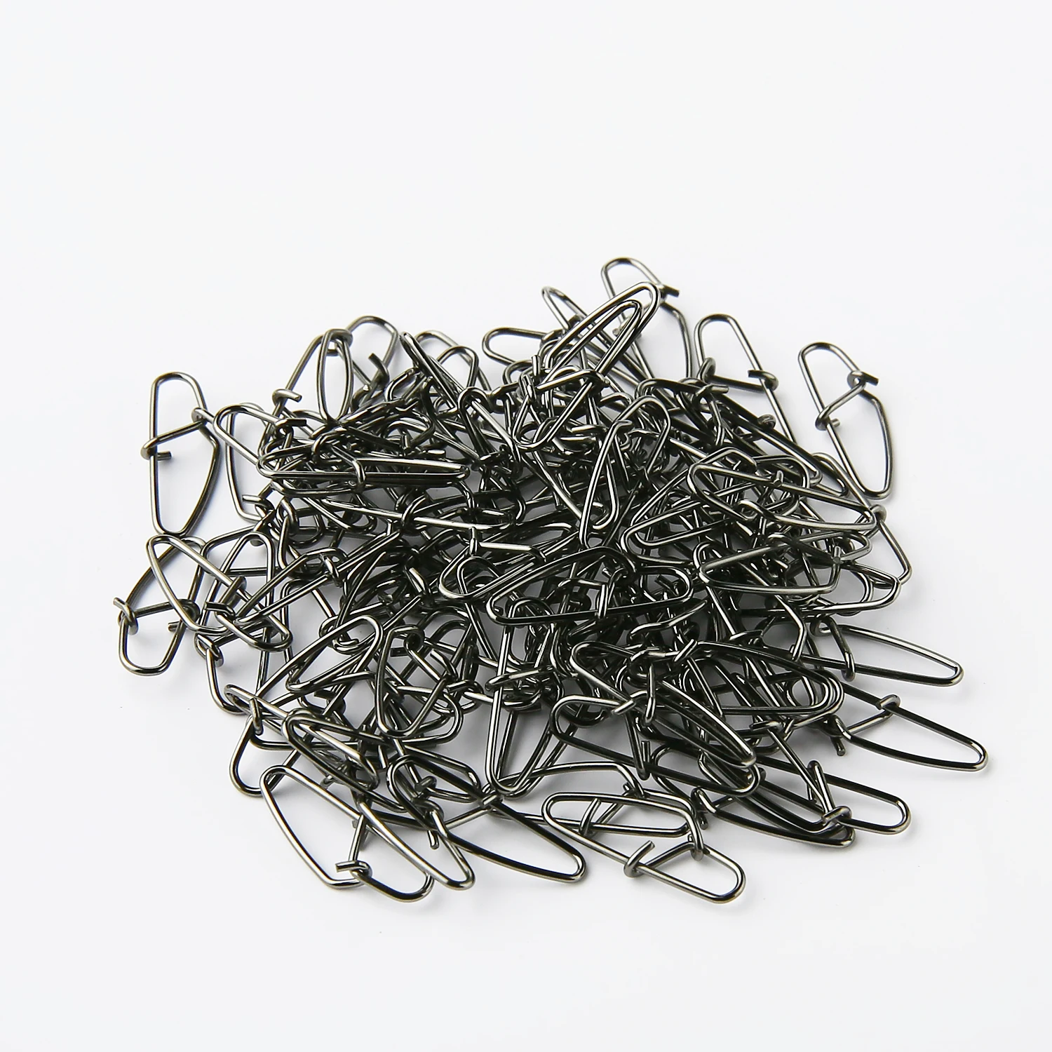 Ganchos giratorios de pesca de acero inoxidable, Pin de enganche, Conector de señuelo de línea, accesorios giratorios de mar, 100 unids/lote por caja - imagen 5