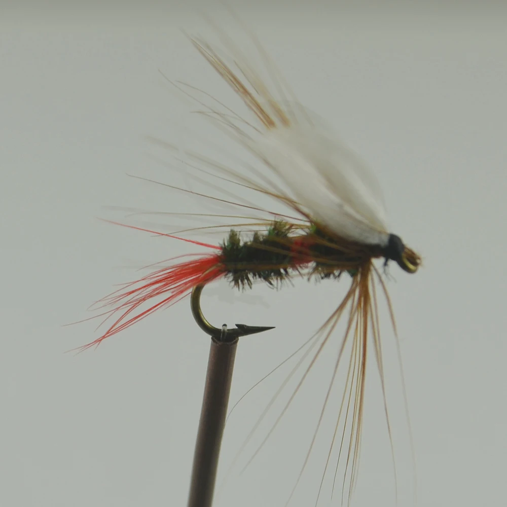 MNFT 6PCS 10 #   Royal Wulff moscas secas para pesca de trucha moscas Coachman pesca mosca aparejos de pesca con mosca al por mayor - imagen 4