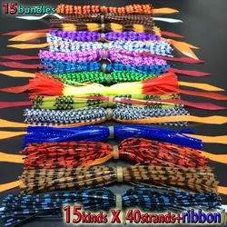 Faldas de silicona para montaje de señuelos de pesca – Multicolor