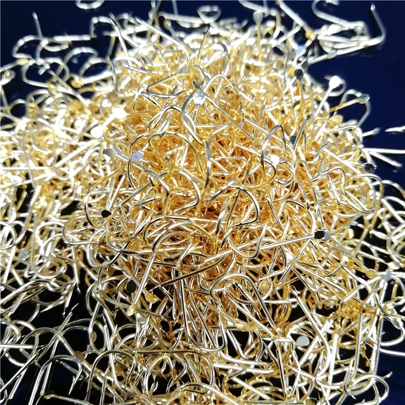 Anzuelo de Pesca de carpa, anzuelo de púas/sin púas, Pesca Jigging anzuelos de dorado y negro de acero al carbono, 1 #-7 #, venta al por mayor, 2000 unidades por lote - imagen 2