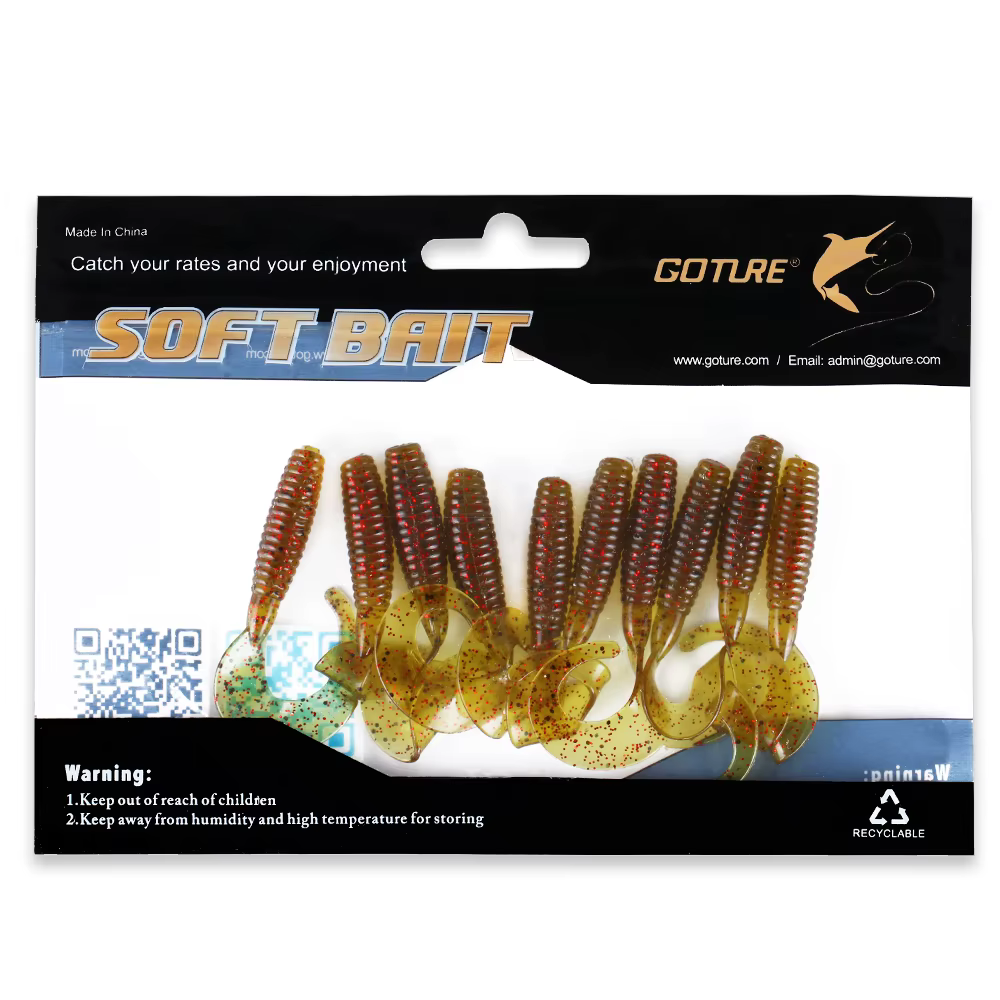 Goture Señuelo Silicona Suave Wobbler para Lubina Trucha Carpa - imagen 4