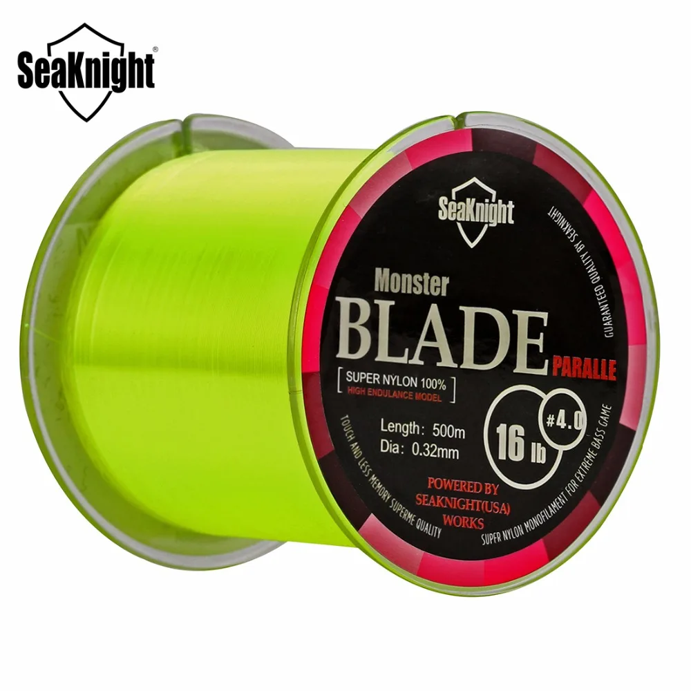 Línea de pesca de nailon SeaKnight Brand Blade Series500m, línea de pesca de carpa monofilamento, línea de nailon Mono de 2-35LB - imagen 4