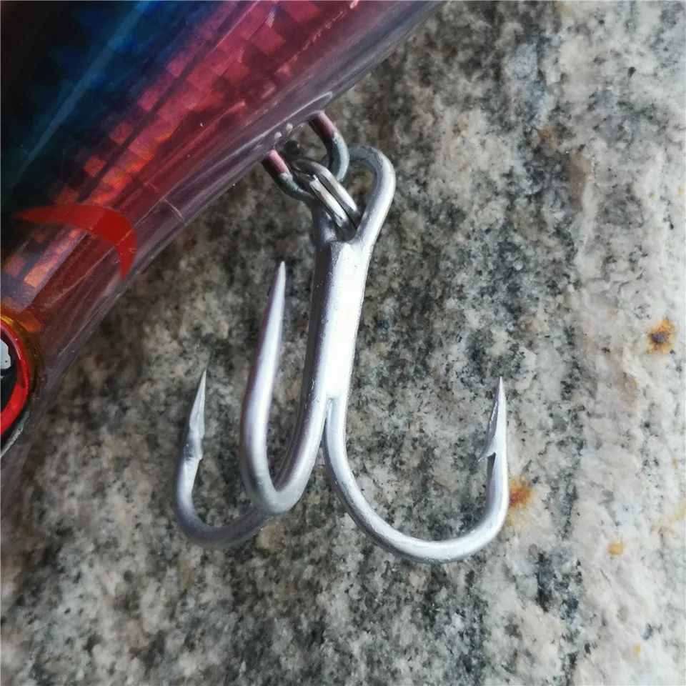 NOEBY nuevo estilo Big Popper 3 uds 16cm/78g Señuelos de Pesca agua superior flotante atún cebo duro anzuelos fuertes - imagen 4