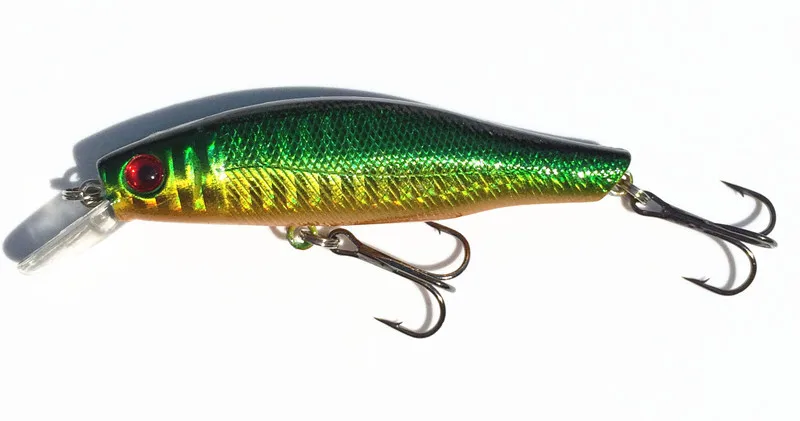 Señuelo de pececillo de pesca, cebo Artificial con manivela viva, 8cm, 8g, captura de peces, señuelos artificiales para buceo, 0,5-1,5 m, 1 pieza en oferta - imagen 4