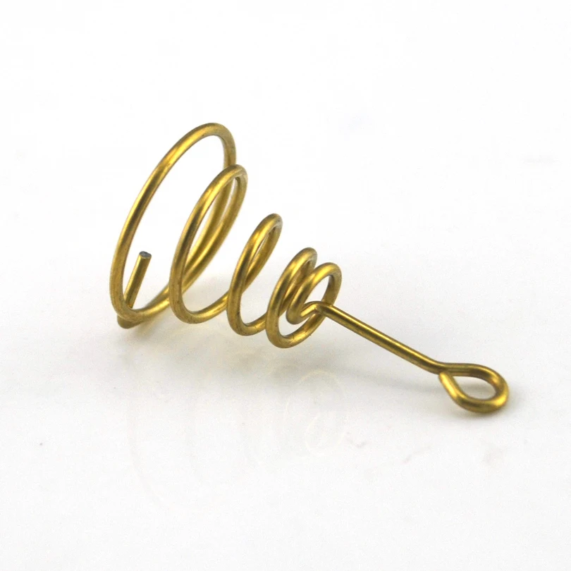 MNFT 24 unids/lote anzuelos de explosión de cebo de pesca 4CM oliva 3CM cuerno accesorios de resorte de pesca de acero inoxidable - imagen 4