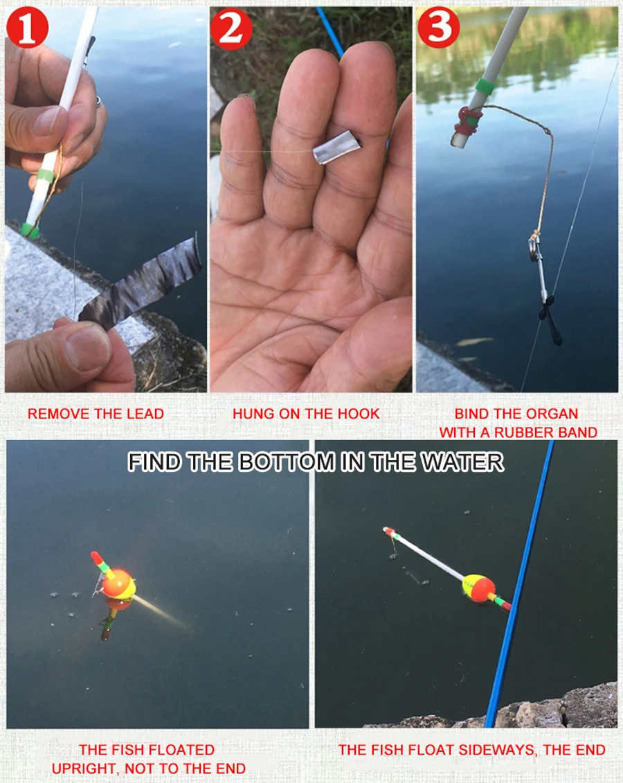 Flotador de pesca automático mágico, alarma de mordedura portátil, juego de Bobber de pesca de carpa, equipo de herramientas para peces T4 - imagen 5