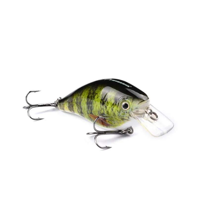 Señuelo de Pesca de simulación Crankbait de calidad, 1 piezas, 7,6 cm, 12,5g, cebo duro flotante para lubina, carpa, aparejos de Pesca - imagen 3