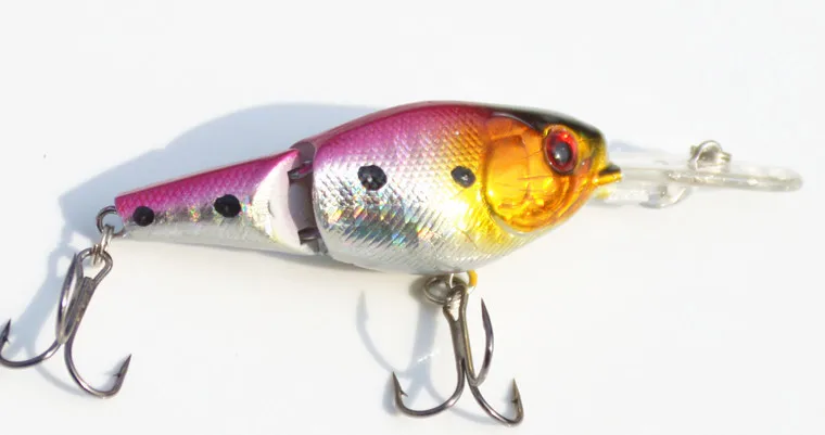 Señuelo de pesca de dos segmentos Swimbait placa de lengua larga cebo de manivela señuelos de mar 9cm 10,5g cebo de articulación Artificial peces 1 piezas - imagen 5