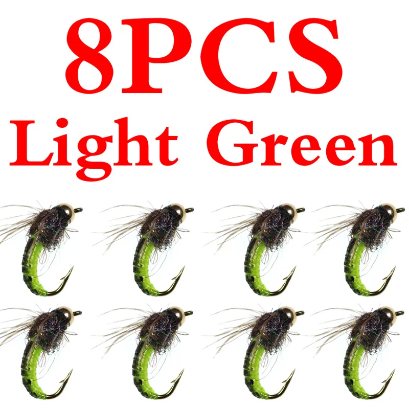 8pcs light green