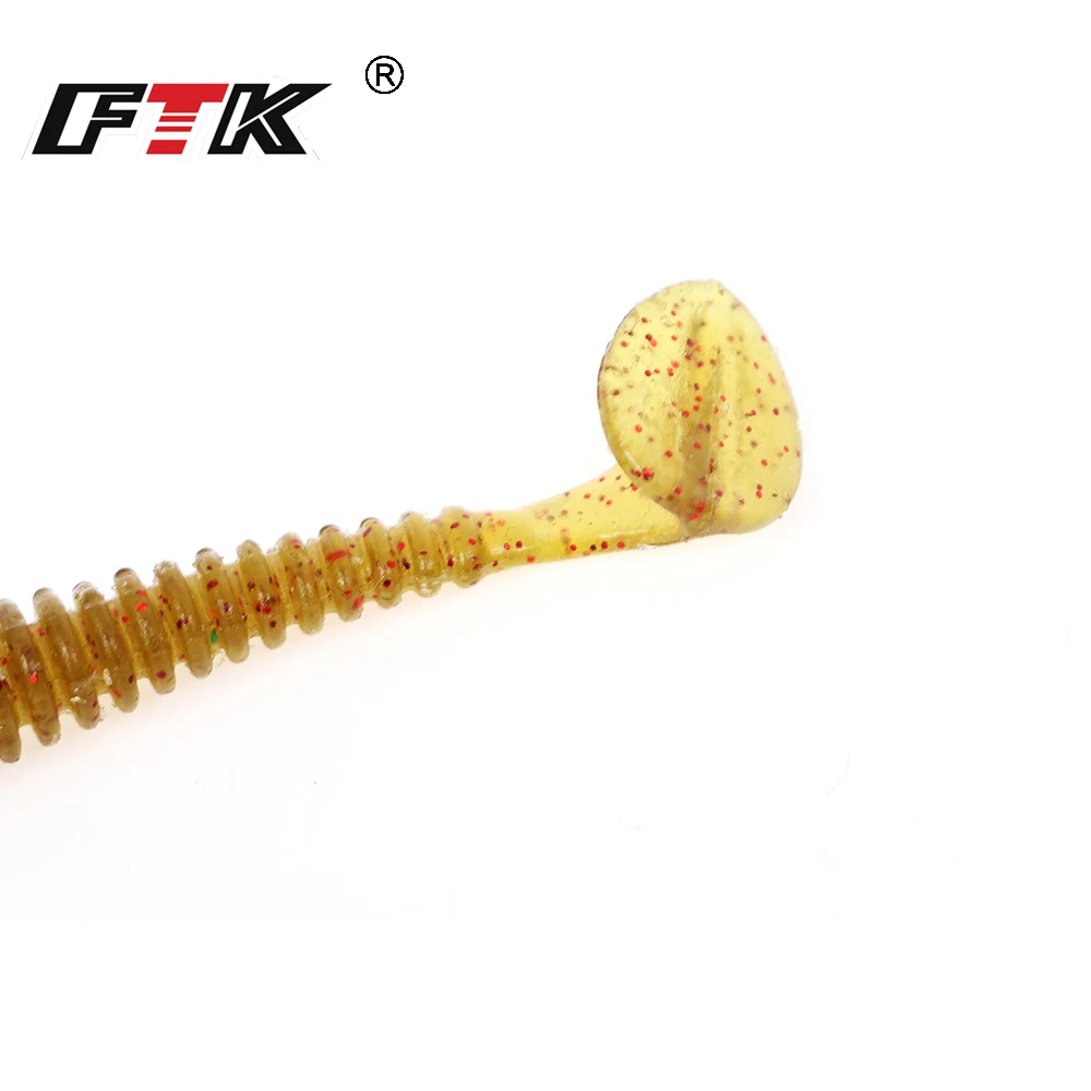 FTK Wobbler Swimbait Silicona Bass – Señuelo Gusano Pesca - imagen 2