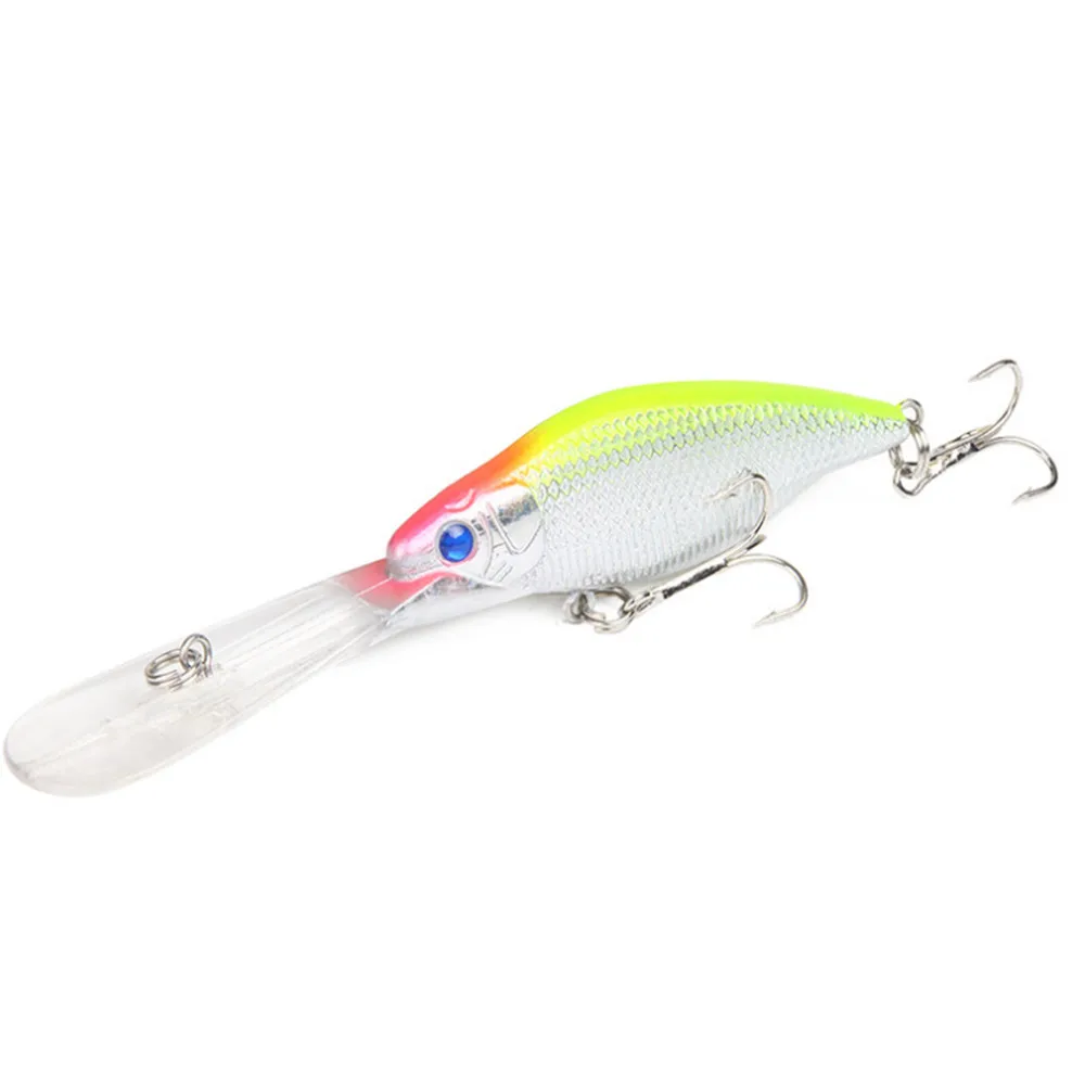 Señuelos de Pesca de plástico para pececillos, Wobblers duros flotantes de 11,5 cm/9,6g, cebos artificiales para carpas, lucios, 1 unidad - imagen 4