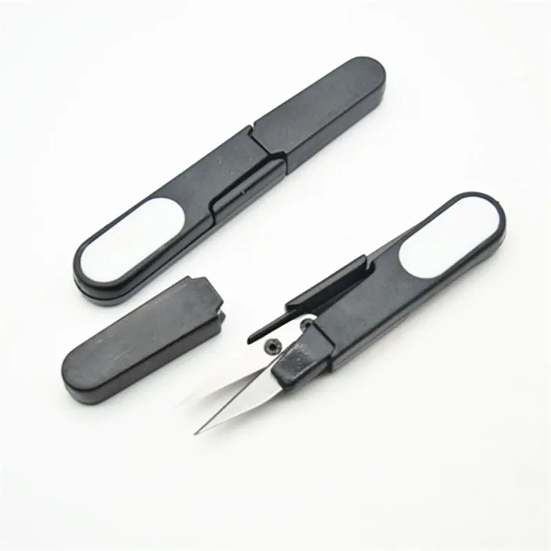 Tijeras de pesca multifuncionales de acero inoxidable con cubierta, cortador de línea de pesca portátil, herramienta de aparejos de pesca, 1 GJ-239 - imagen 4