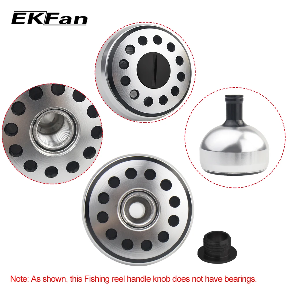 EKFan, 1 unidad, 32mm/35mm/38mm, perilla de mango de pesca de aleación de aluminio para carrete giratorio de fundición de cebo, accesorio de mango de carrete de pesca - imagen 5