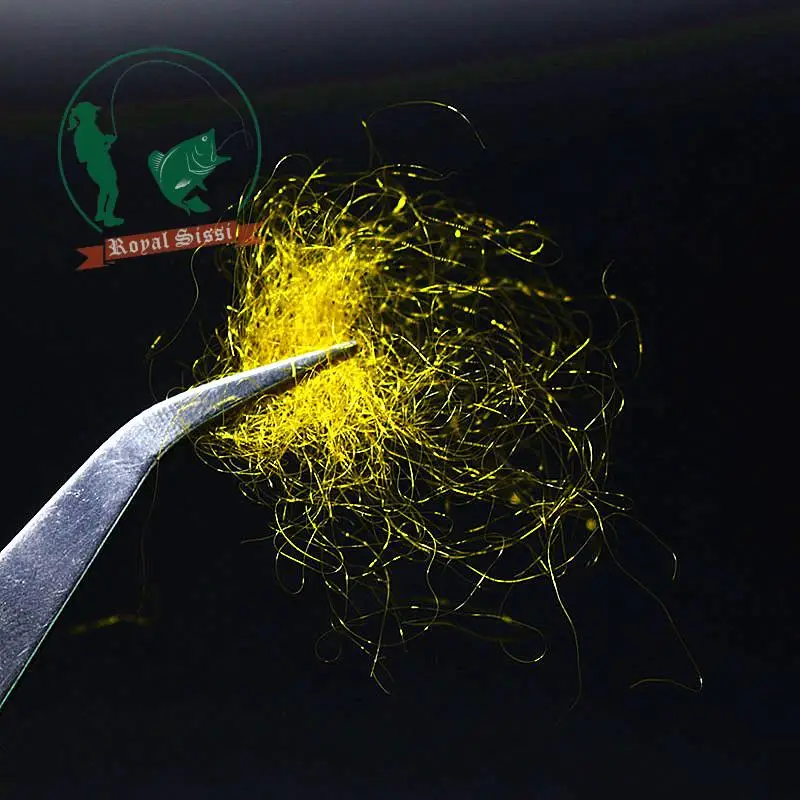 Royal Sissi-Juego de 6 colores de atado de moscas, trilobal, dobladillo, translucencia brillante, fibras de trilobal, bonefish, critter fly - imagen 4