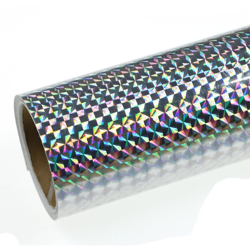 ICERIO, 1 rollo, plantilla de construcción de señuelos, piel de calamar, película adhesiva holográfica, pegatina, cinta Flash, calcomanía de cebo Sabiki, Material de atado de moscas