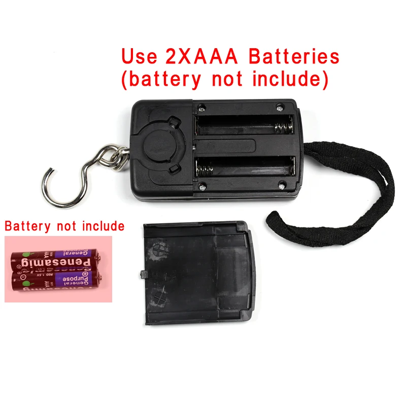 Báscula electrónica portátil para pesca de carpa, gancho de peso, herramientas de pesca digitales de bolsillo, 40KG - imagen 5