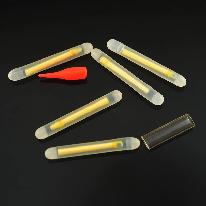 MNFT 24 Uds 4,5*37mm pesca nocturna fluorescente Lightstick luz flotador nocturno caña de luz para 24 horas aparejos de pesca de alta calidad - imagen 2