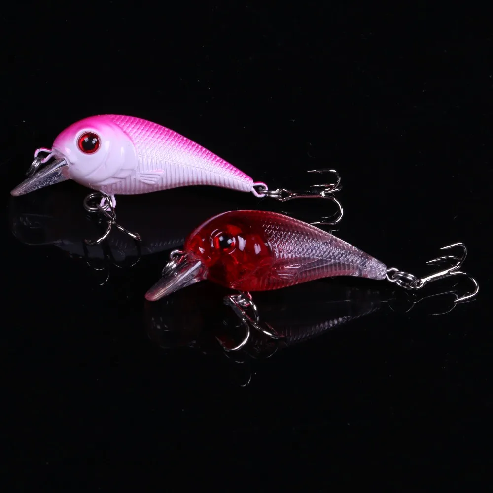 Balleo-señuelo duro de pesca de 6g/5cm, Wobblers jerkbait Crankbait, plástico duro, mosca Artificial para pesca de Carpa, Trucha - imagen 5