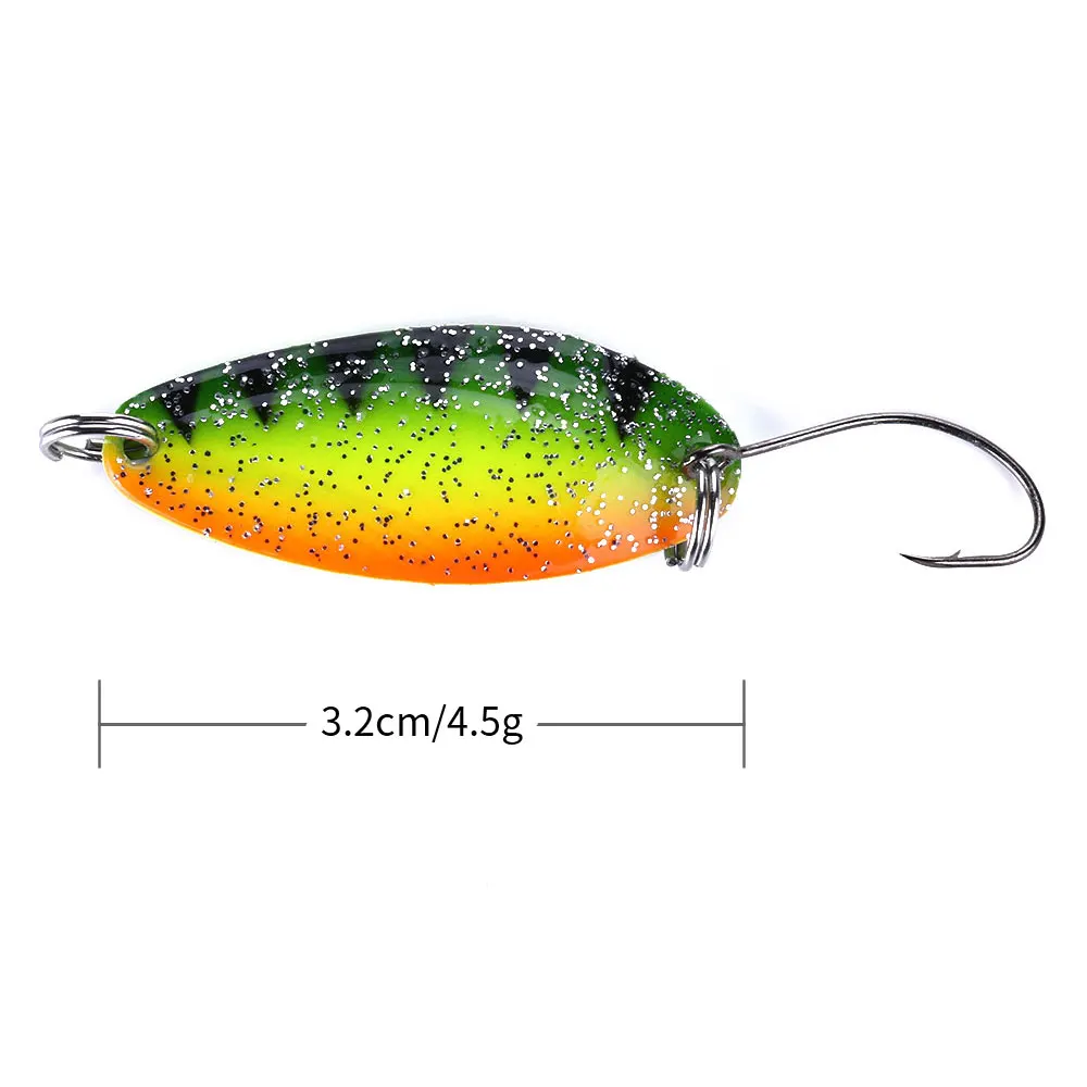 Cuchara giratoria metálica para trucha, lucio y black bass - imagen 3