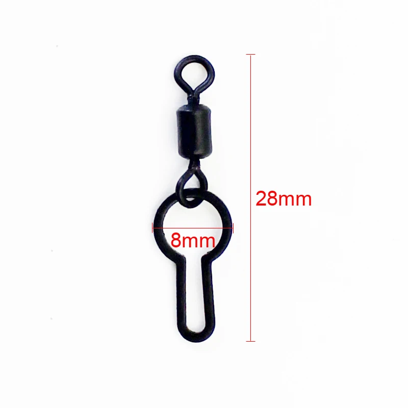 Accesorio giratorio para pesca de carpa, accesorio de pesca gruesa para conectar bolsa de malla PVA, 20 unidades - imagen 3