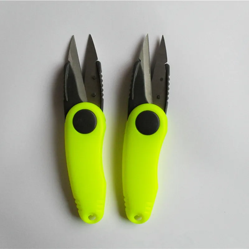 Accesorios de tijeras para uso de peces, cortadora de sedal de pesca, aparejos de pesca multiusos, tijera plegable en forma de camarón - imagen 4