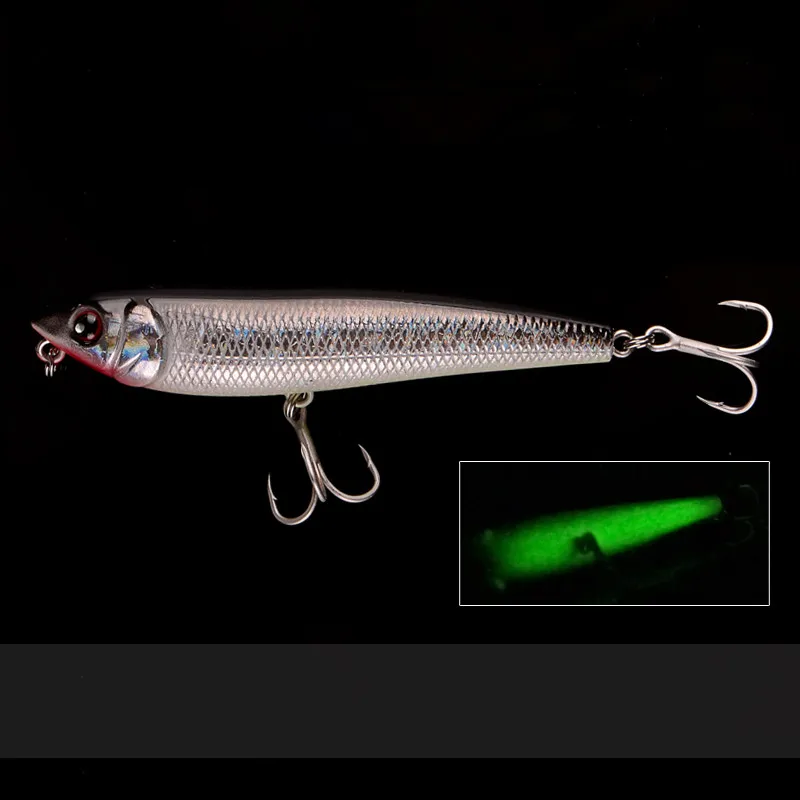 DOG-X-señuelo superlápiz de 10g/9cm, señuelos duros brillantes para el vientre de pesca, lote de 5 unidades - imagen 5