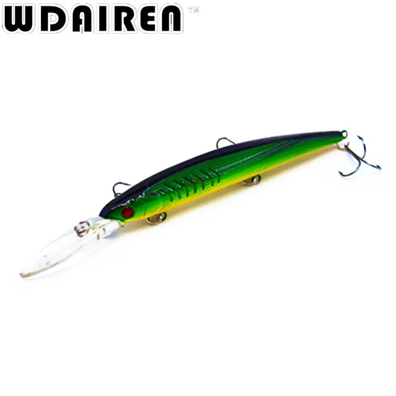 Señuelo de pesca de 14,5 cm y 12,5g, wobblers, Minnow, cebo duro con 3 ganchos de pesca, iscas artificiales para pesca, aparejos de pesca NR-206, 1 ud. - imagen 4