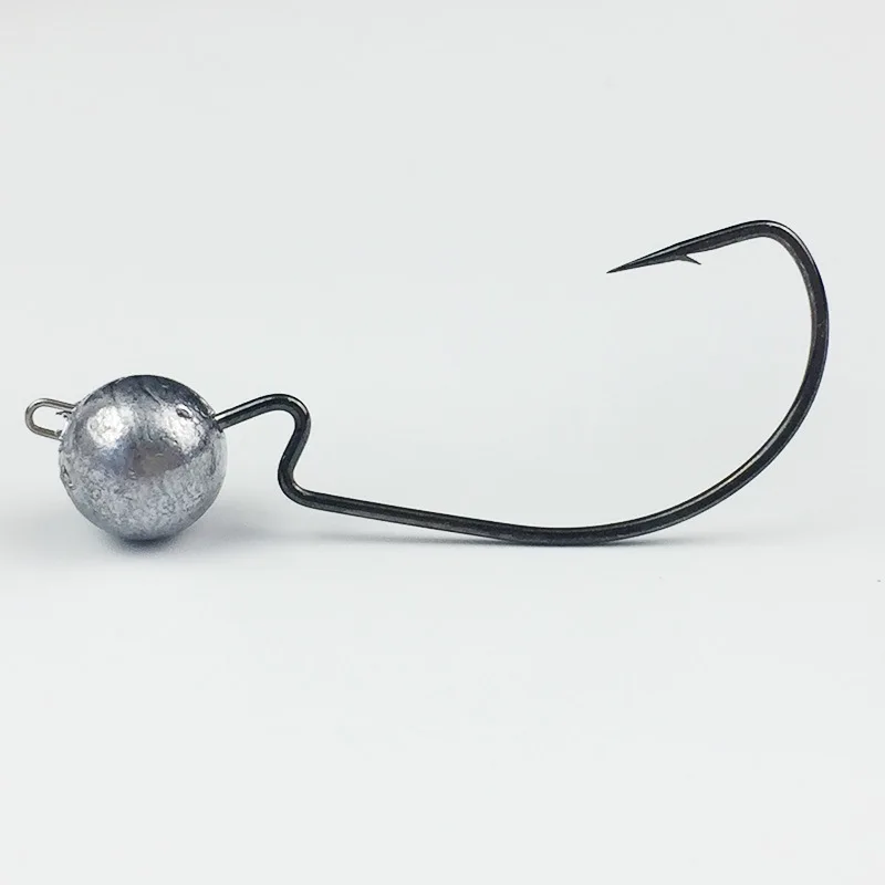 Anzuelo de pesca Mustad Jig Head Sharp Color Original 3,8/5,7g/7,5/10,5g anzuelo con manivela de gusano lote 3 piezas - imagen 5