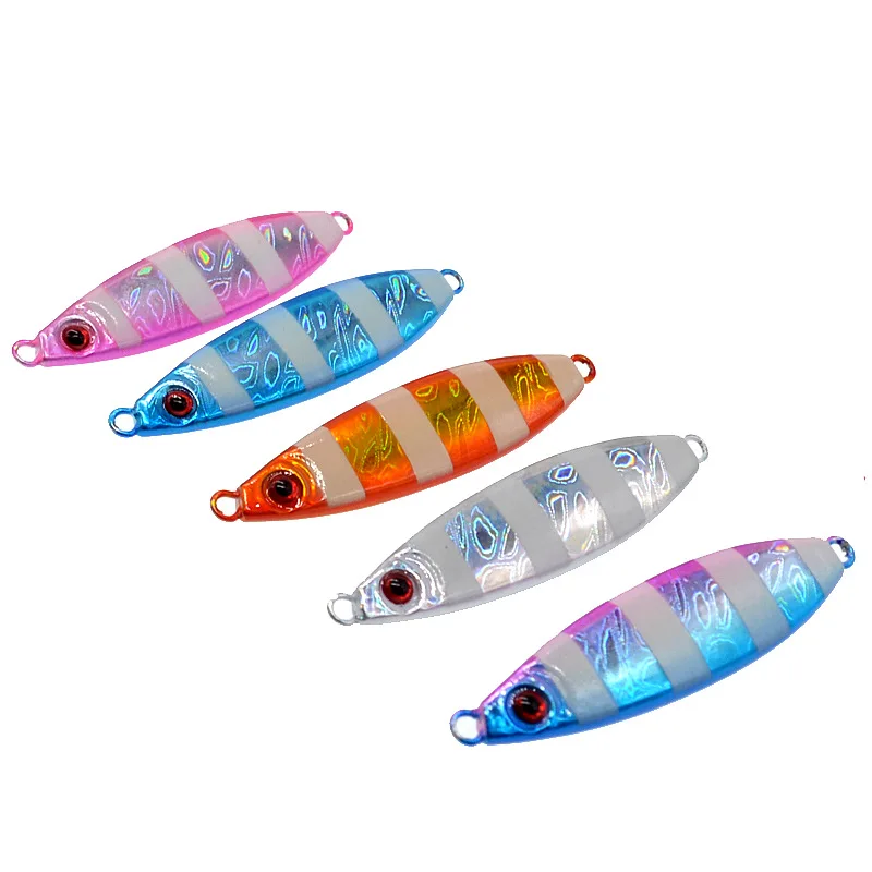 Señuelo de pesca Jigbait de sacudida lenta, 20/30/40/50/60g, señuelos duros artificiales, cebo largo para Orilla, Bambusa, lubina amarilla para carpa - imagen 5