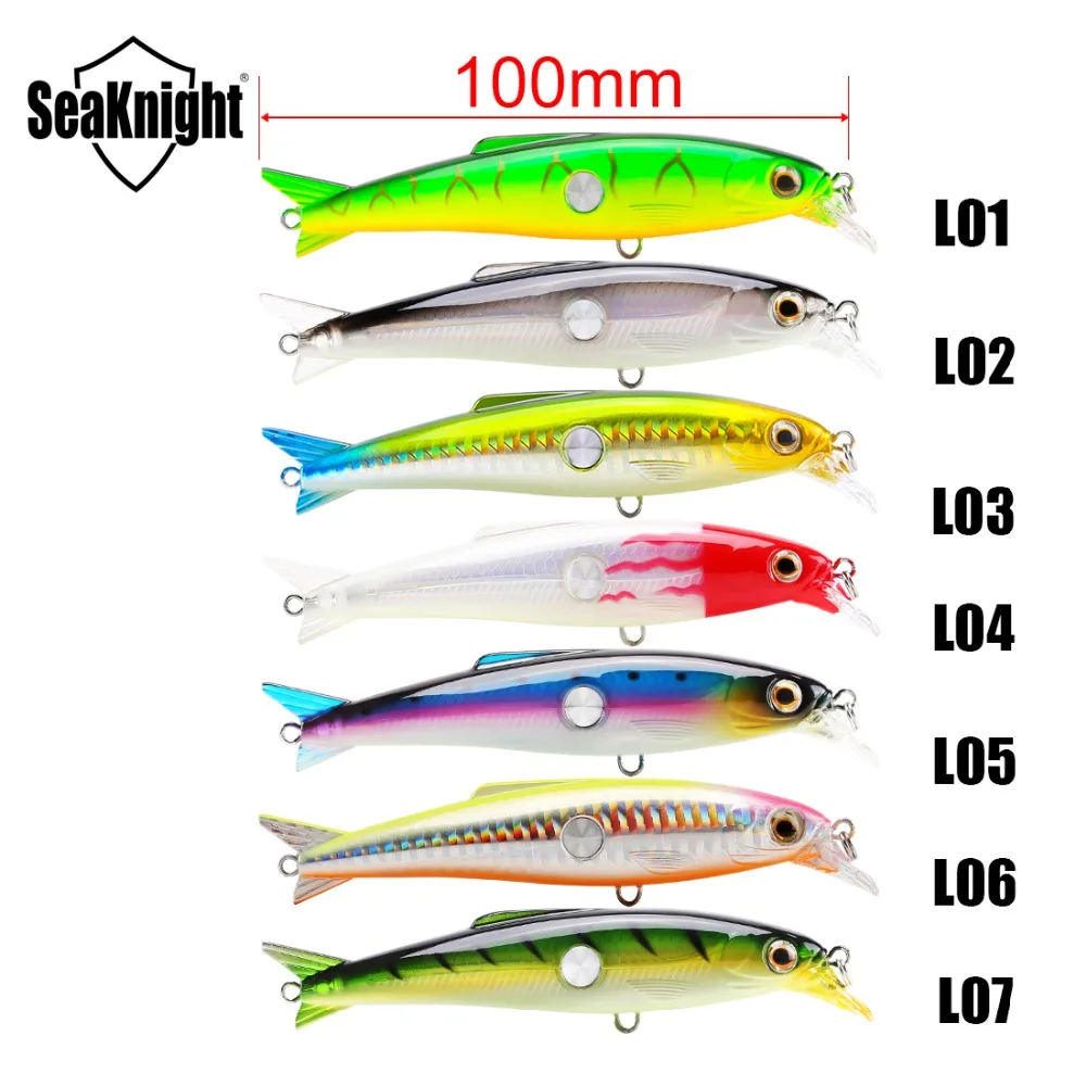 SeaKnight-Señuelos de Pesca SK007 Minnow, cebos artificiales de 16g, 100mm, 0,6-1,2 M, 1 unidad - imagen 2