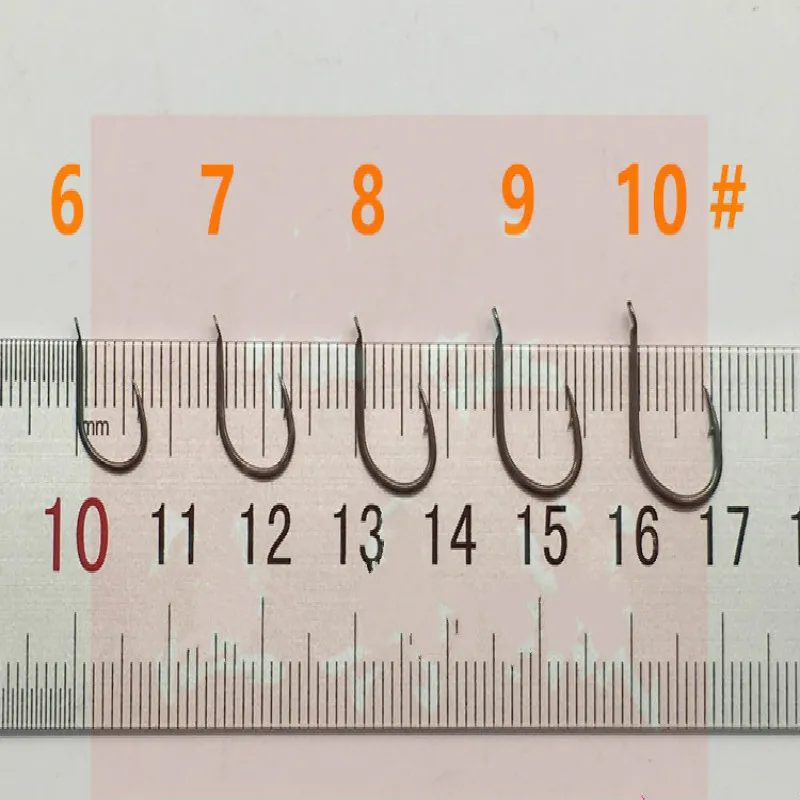 ISEAMA-anzuelos de púas superligeros, anzuelos afilados de manivela, carpa, calamar, aparejos de Pesca, color negro, tamaño del propietario 1 #-16 # - imagen 5