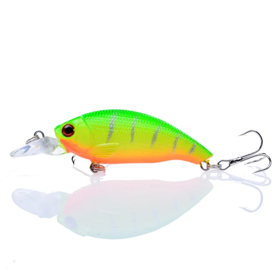 Señuelos de Pesca Minnow duro, cebo Artificial Topwater, Japón Mini, 75mm, carpa