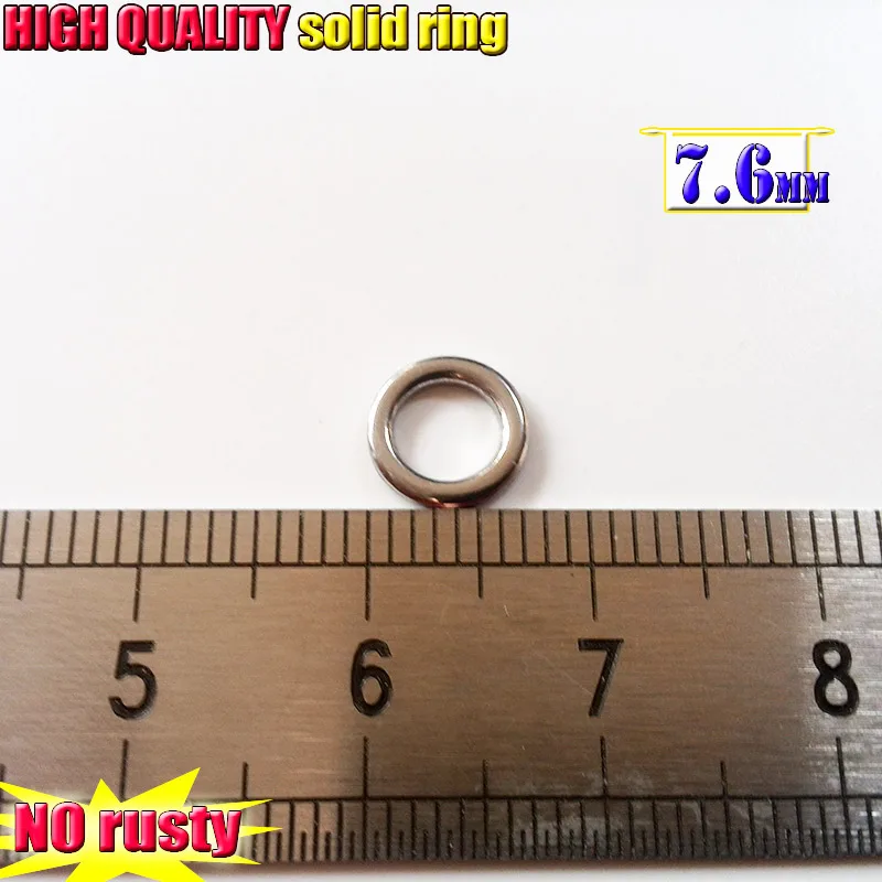 Anillos de pesca sólidos, acero inoxidable 2023, no oxidado, 304 unids/lote, novedad de 200 - imagen 3