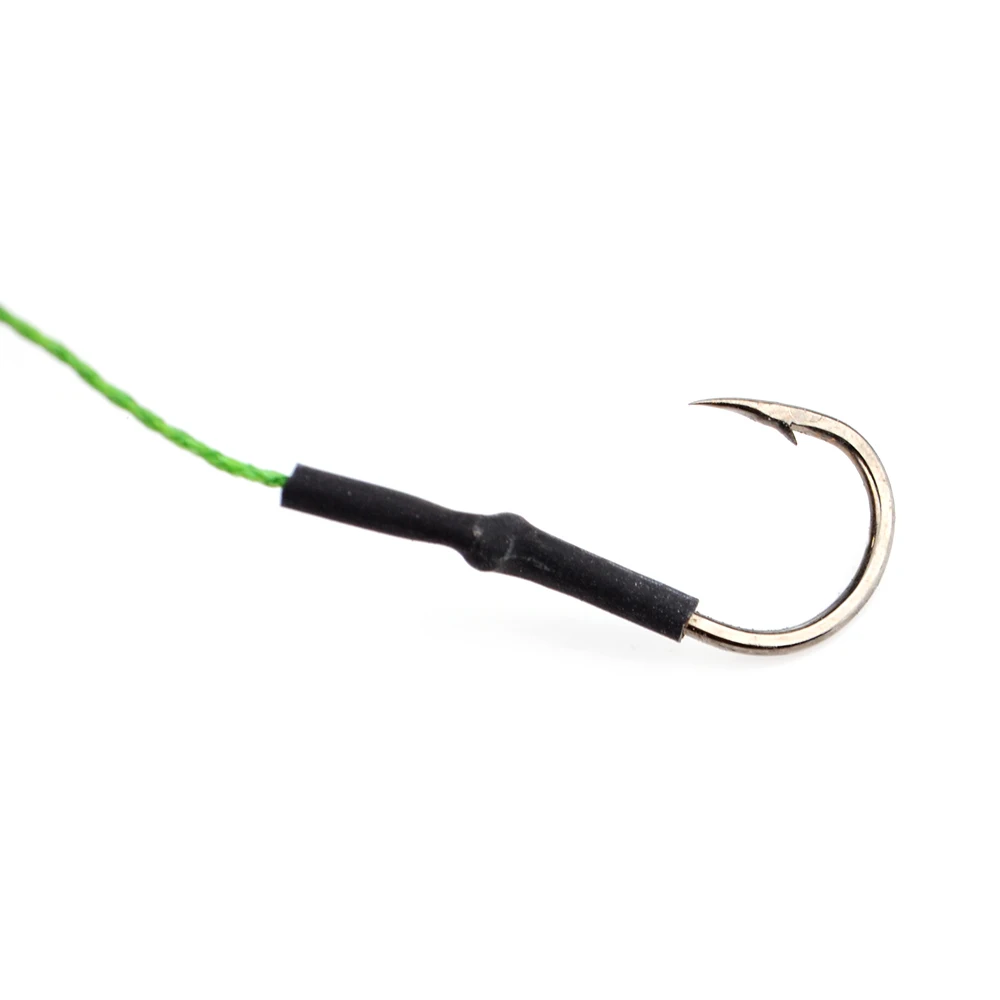 FISH KING-anzuelos de pesca de acero de alto carbono, aparejo para el cabello de equilibrio, accesorios de pesca de carpa, conector giratorio para alimentador, 57cm - imagen 5