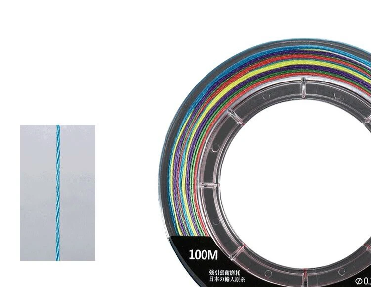 Sedal de pesca trenzado de 9 hebras, hilo de pesca de alta calidad, resistente al desgaste, 100m - imagen 4