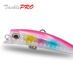 Señuelos Popper y Minnow para lubina con anzuelos níquel negro