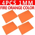 4PCS 1mm Fire Orange