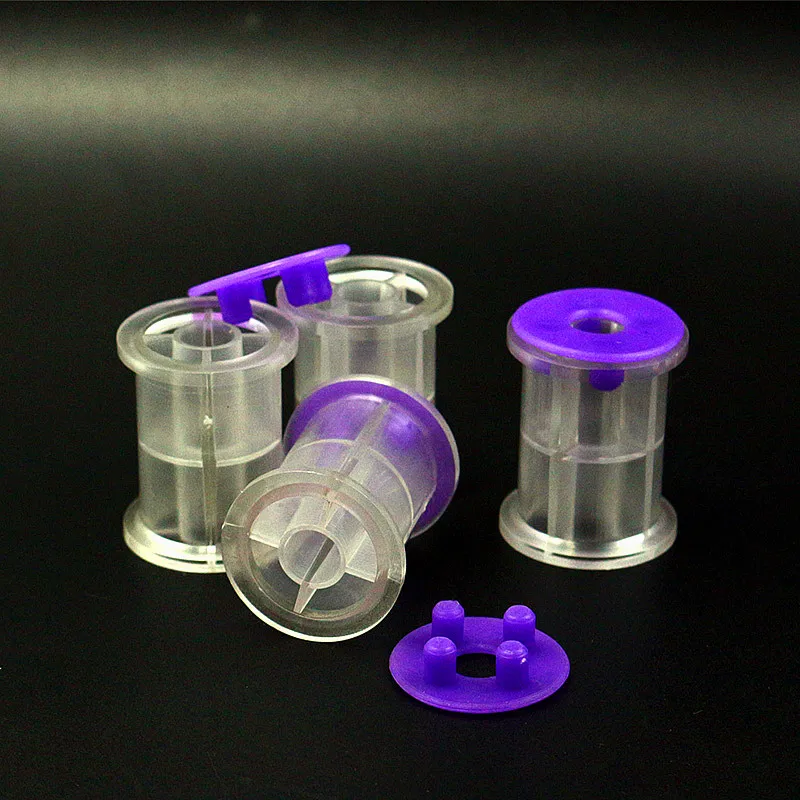 Royal Sissi 20 unids/set carretes de bobina de atado de moscas vacíos material de alto polímero tamaño estándar carrete de hilo accesorios de herramientas de atado de moscas - imagen 5