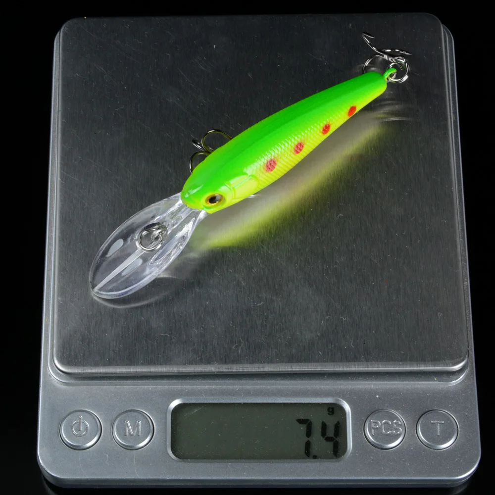 LEOSPORT-cebos duros de plástico, cebos artificiales de 9CM/7,5G, cebos biónicos blandos, cebos de pesca - imagen 4