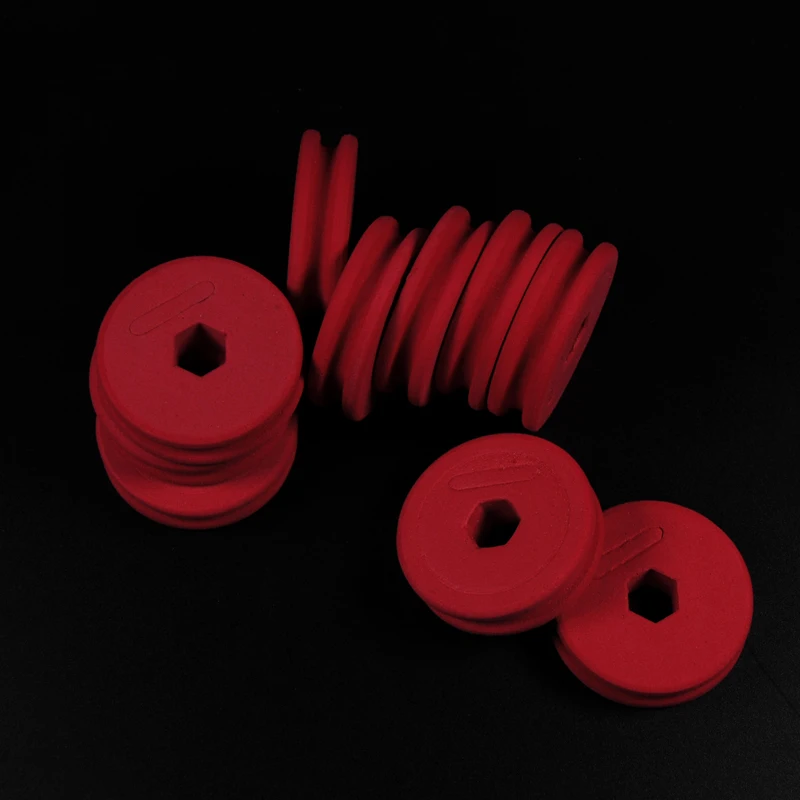 Soportes de línea de pesca redondos y suaves, accesorios de aparejos de pesca, Mosca, anzuelo, espuma, carpa, 10 Uds. - imagen 4