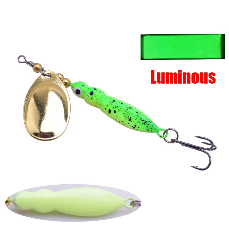 WDAIREN-SEÑUELOS DE pesca inteligentes artificiales Isca, anzuelo triple, Crankbait, Wobblers de pesca, cebo duro, cebo giratorio para lubina, 7cm, 14g - imagen 4