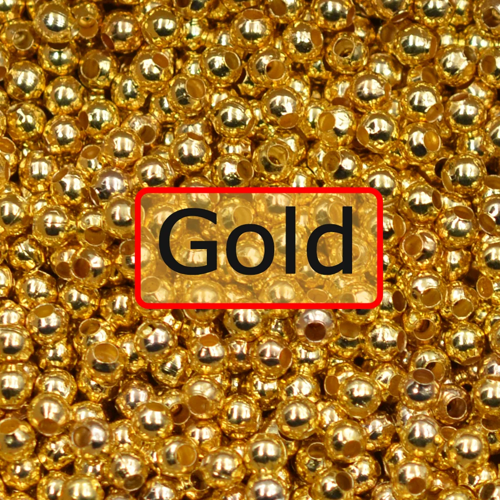 MNFT-Cuentas de hierro de 500mm, Material de pesca con mosca, Color dorado, precio al por mayor, 3,2 unidades por lote - imagen 4